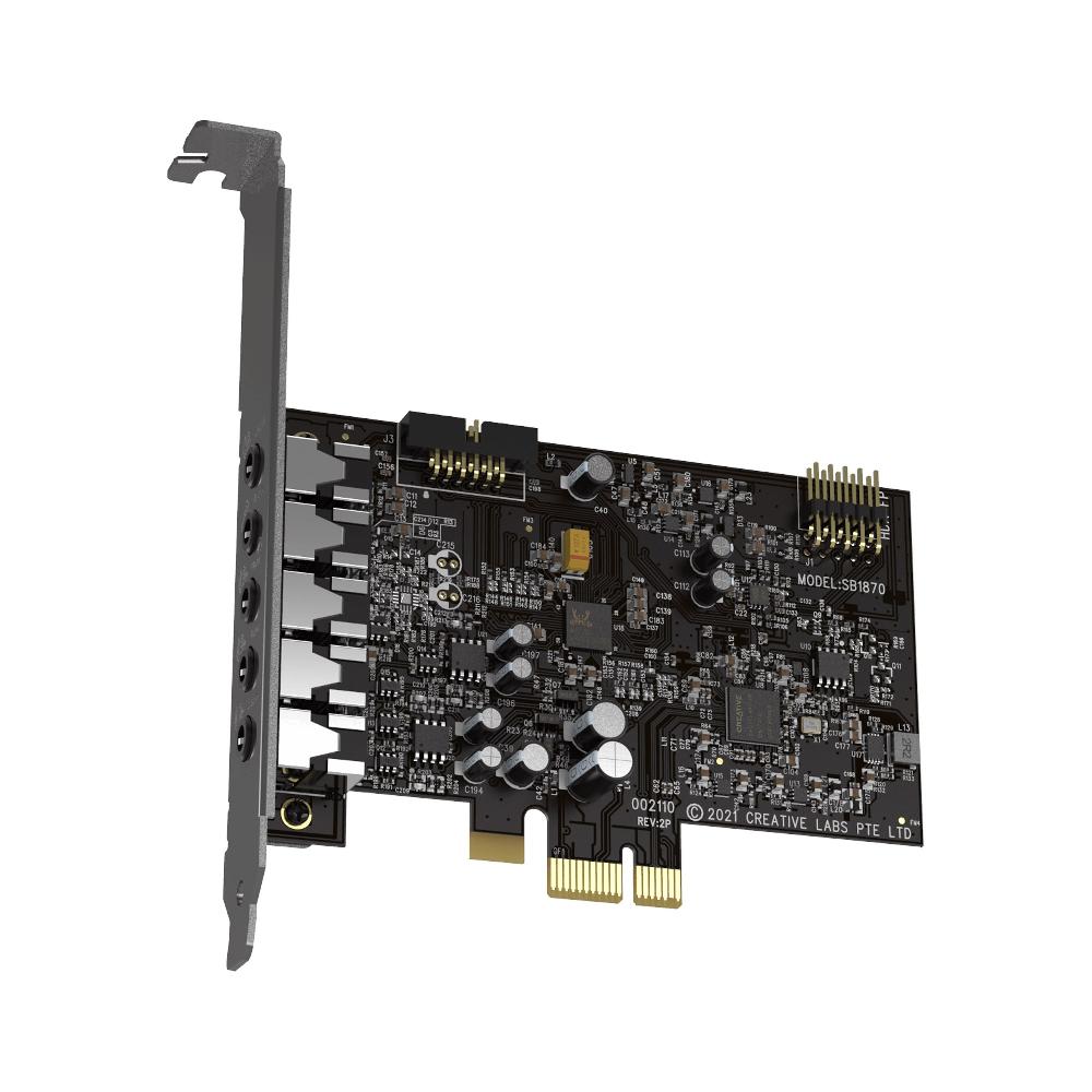 Creative Sound Blaster Audigy Fx V2 Scheda audio Hi-res 5.1 PCI-e aggiornabile con SmartComms Kit Nuovo