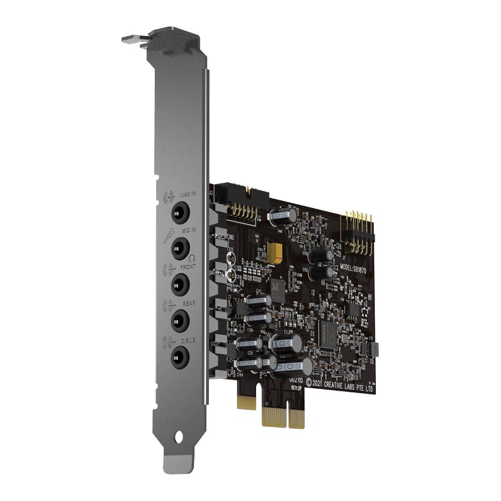 Creative Sound Blaster Audigy Fx V2 Scheda audio Hi-res 5.1 PCI-e aggiornabile con SmartComms Kit Nuovo