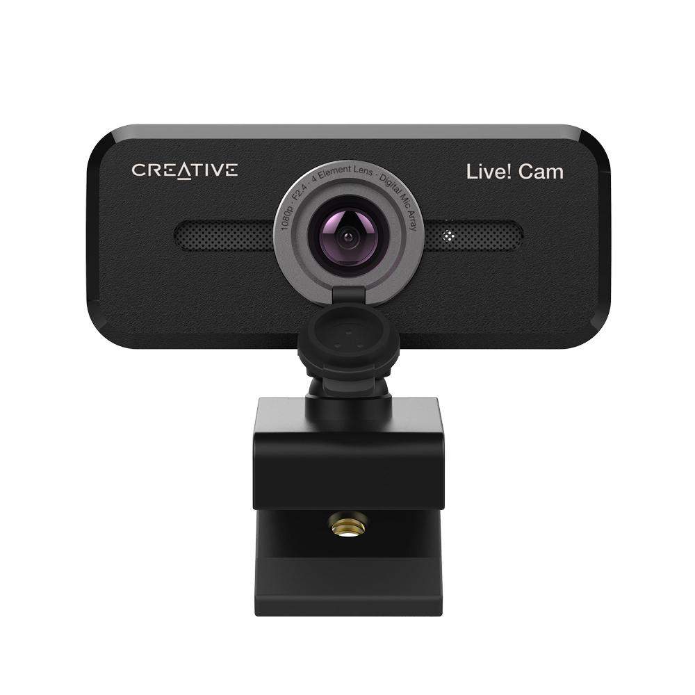 Creative Live Cam Sync 1080p V2 Webcam full HD con disattivazione automatica del microfono e cancellazione del rumore per le videochiamate Qualità Garantita