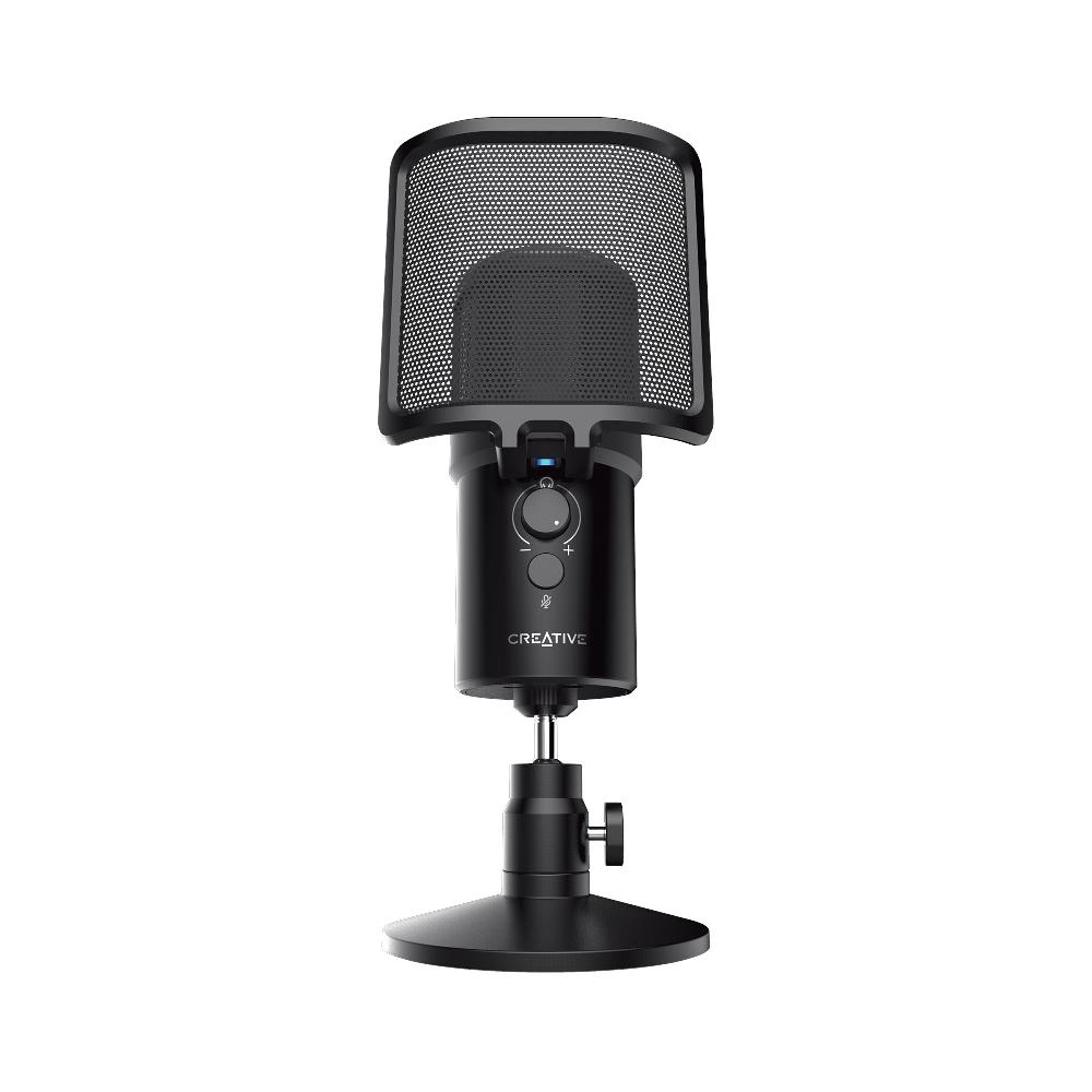 Creative Live Mic M3 Microfono USB a doppia figura polare e monitoraggio del microfono in tempo reale Presa