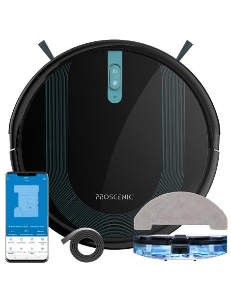 Proscenic 850T Robot Aspirapolvere e Lavapavimenti aspirazione 3000Pa - Nero Italy