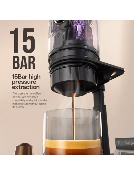 HiBREW H4A 80W Macchina da caffè portatile per auto con supporto Italia
