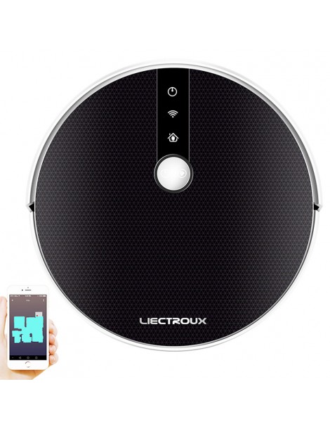 LIECTROUX C30B 6000Pa Aspirazione elettrica con serbatoio d'acqua e AI Map Navigation WiFi App Robot Aspirapolvere Versione UE Nuovo