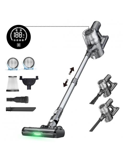 Proscenic P13 aspirapolvere senza Fili aspirazione 35Kpa aspirapolvere a bastone con luce verde display a LED Qualità