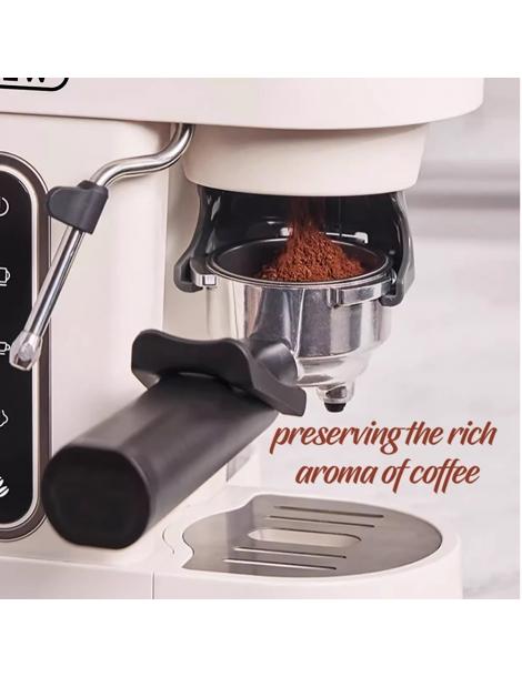 HiBREW H14 Macchina per caffè espresso 20 bar ad alta pressione impostazione macinacaffè a 15 marce - Beige Qualità Garantita