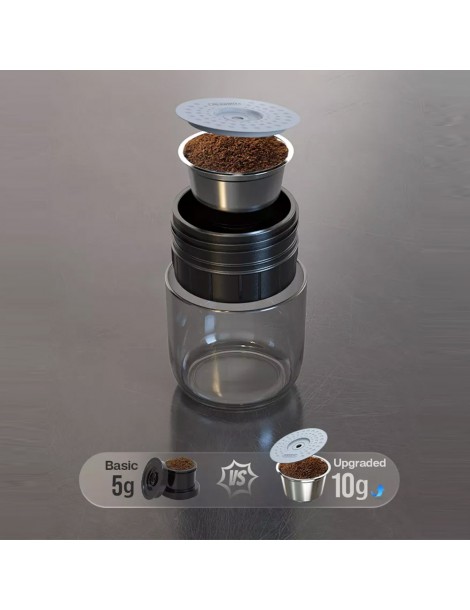 HiBREW H4A 80W Macchina da caffè portatile per auto con confezione regalo Consegna Veloce