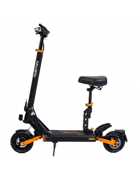 KuKirin G2 Pro Scooter elettrico pieghevole 600W Motore 15Ah 48V Batteria 9 pollici Pneumatici - Nero Arancione Convenienza