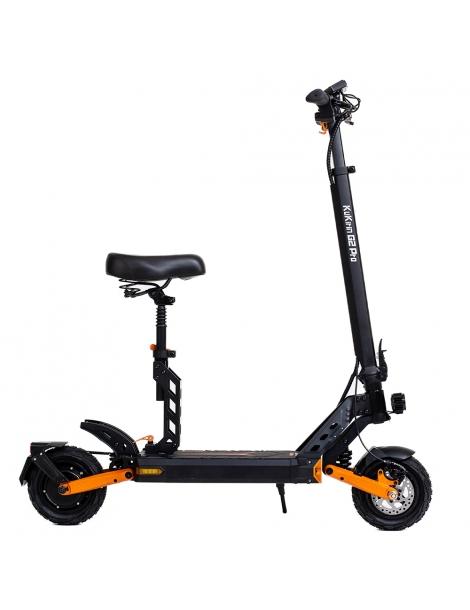 KuKirin G2 Pro Scooter elettrico pieghevole 600W Motore 15Ah 48V Batteria 9 pollici Pneumatici - Nero Arancione Convenienza
