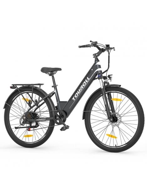 Touroll J1 ST Bicicletta da trekking con motore da 250W ruote da 27 5" batteria da 561 6Wh autonomia di 100 km Offerta
