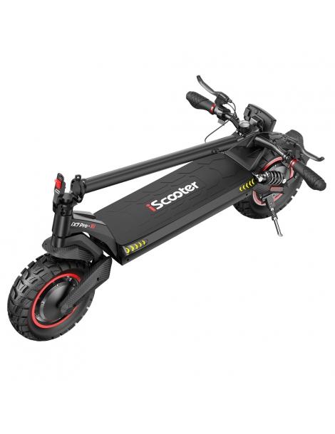 iScooter iX7 Pro Scooter elettrico pieghevole motore da 2*1000W batteria da 48V 17.5Ah pneumatici da 10" In Vendita