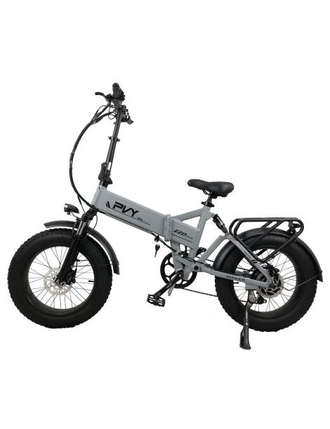 PVY Z20 Plus Pieghevole Fat Tires E-bike 1000W 16.5Ah-Grigio Vendita Economica