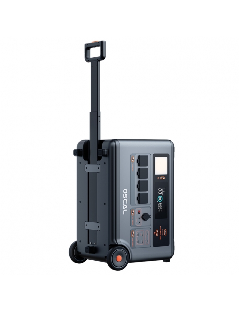 Oscal PowerMax 3600 Stazione di alimentazione robusta batteria LiFePO4 da 3600Wh a 57600Wh 14 uscite Nuova