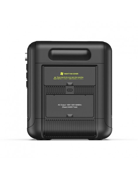 FOSSiBOT F2400 Generatore Solare Portatile da 2048Wh/2400W+Fossibot SP200 18V 200W Pannello Solare Pieghevole - Nero 2025