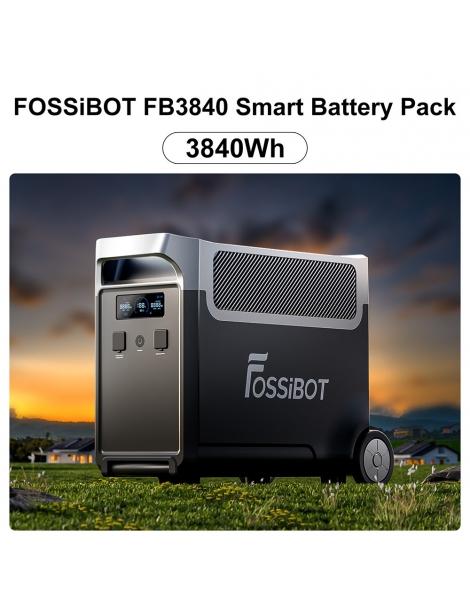 FOSSiBOT FB3840 Batteria di espansione pacco batteria LiFePO4 da 3840Wh per F3600 Pro 6500 cicli ricarica rapida In Linea
