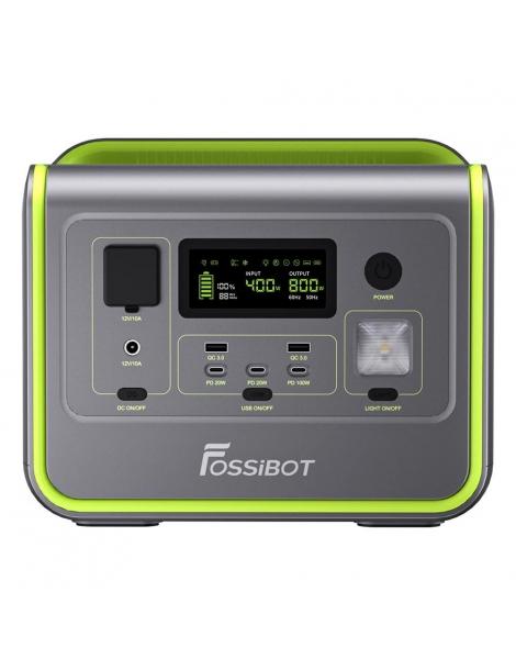 FOSSiBOT F800 Generatore Portatile Generatore Solare LiFePO4 da 512Wh - Verde Qualità