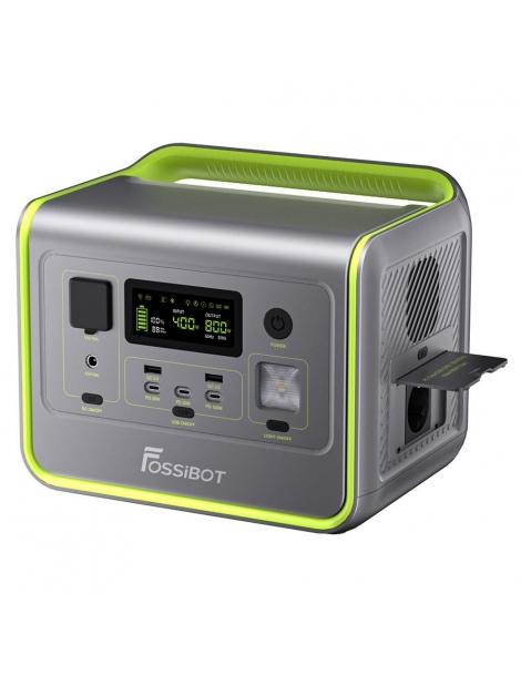 FOSSiBOT F800 Generatore Portatile Generatore Solare LiFePO4 da 512Wh - Verde Qualità