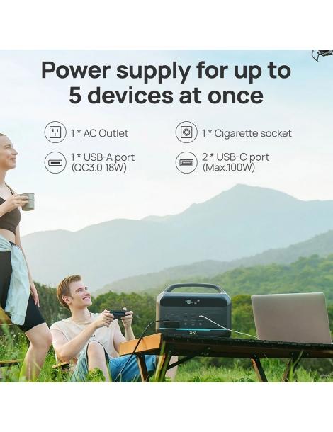 DaranEner NEO300 Pro Centrale Elettrica Portatile batteria LiFePO4 da 299Wh uscita 600W 5 porte 4 modalità LED Acquista Ora