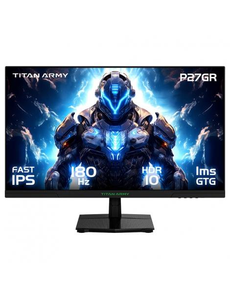 TITAN ARMY P27GR Monitor da gioco piatto 27 pollici 2K QHD 180Hz 1ms GTG Presa