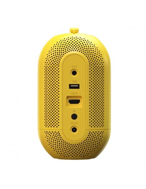 ETOE D1 Evo Proiettore 150 ANSI Android 9.0 risoluzione 720P correzione trapezoidale zoom 50%～100% - Giallo Economico