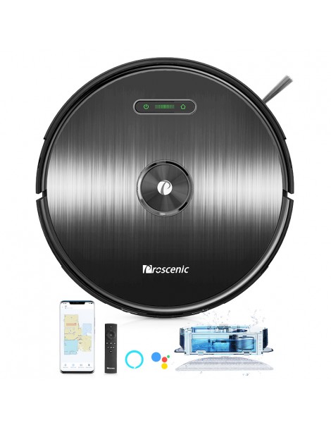 Proscenic M8 Robot Aspirapolvere con Navigazione Lidar 3 in 1 Aspiratore Robot e Mop con una Forte Aspirazione di 2700Pa Offerta per la Festa della Mamma