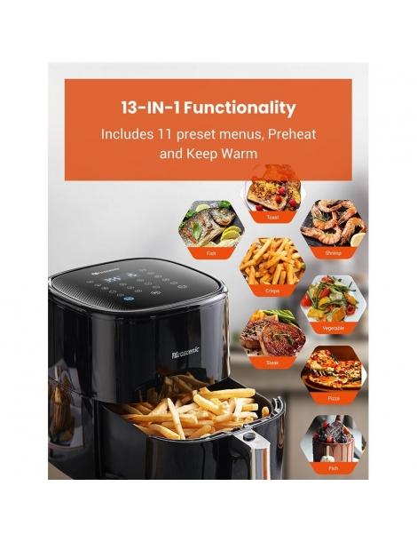 Proscenic T22 Friggitrice ad aria Capacità 5L 1500W con 13 preset Rivestimento antiaderente Tecnologia intelligente SuperDenoise Italia