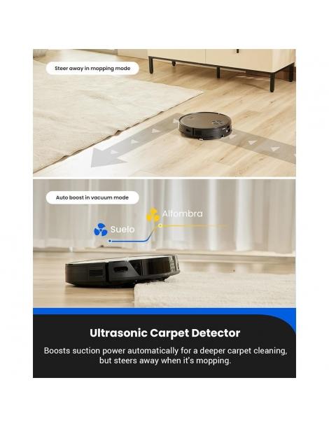 Proscenic V10 Aspirapolvere Robot Pulizia dei Pavimenti Aspirazione da 3000Pa tappetino vibrante vibra 3000 volte al minuto Promozione Limitata