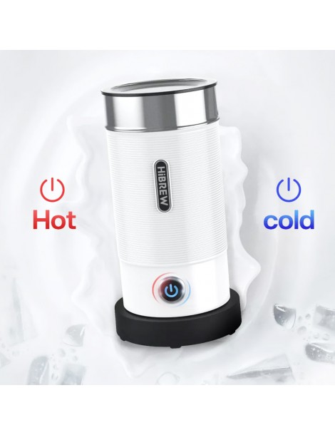 HiBREW M1A 450W Macchina montalatte miscelatore di cioccolato per latte freddo/caldo e cappuccino - Bianco Offerta