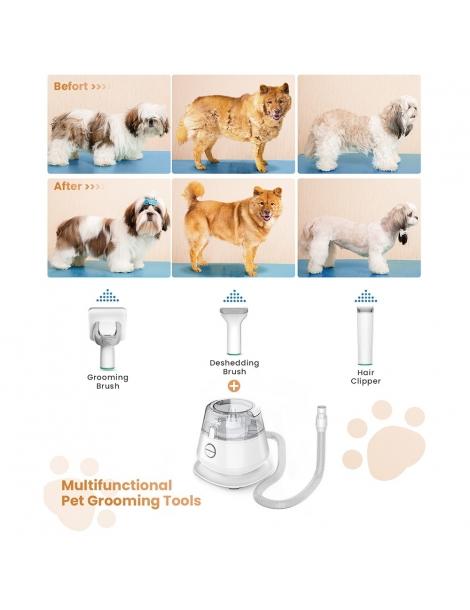 INSE P20 Tagliacapelli 5 in 1 per cani aspiratore tagliacapelli per animali domestici Saldi Di Fabbrica