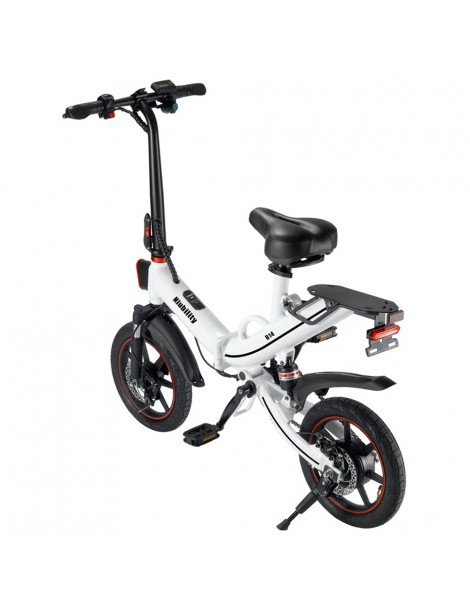 Niubility B14 14 pollici 400W Ciclomotore elettrico bicicletta pieghevole adatto alla città - Bianco In Saldo