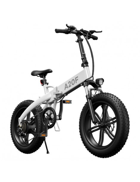 ADO A20F+ Bici Elettrica Pieghevole 250W Motore Mozzo senza Spazzole Batteria 36V 10.4Ah - Bianco Italy