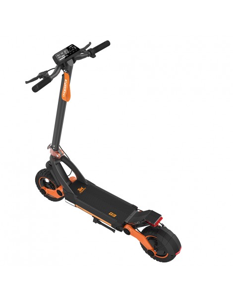 KUGOO KIRIN G3 Adventurers Dream Scooter Elettrico Pieghevole - Motore Brushless da 1200W e Batteria da 52V 18Ah - Nero 2025