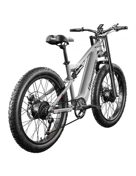 Shengmilo S600 Bicicletta elettrica motore 1000W*2 batteria 48V 17.5AH pneumatici 26 pollici velocità massima 50km/h 160N.M Spedizione Gratuita