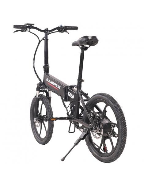 RANDRIDE YA20 Bici Elettrica Pieghevole 500W Motore 40km/h Velocità Massima 48V 12.8Ah Batteria 80-90 Autonomia Massima Pezzi Unici