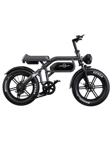 PHNHOLUN C8 Bicicletta elettrica motore da 1500W batteria da 48V 20Ah pneumatici grassi da 20*4.0 pollici Soddisfazione Garantita