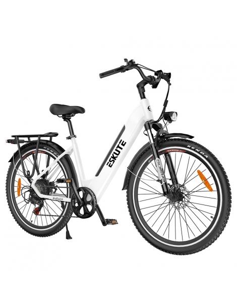 ESKUTE ES-26-LJ Bicicletta elettrica motore Bafang 250W batteria 36V 20Ah 26 x 1 75 pollici velocità massima 25km/h - Bianco Qualità Garantita