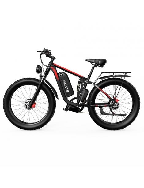 DUOTTS S26 26*4.0in Bici Elettrica Pneumatici 750W*2 Motore 50km/h Velocità Massima 48V 20Ah Samsung Batteria Fino Al -60%