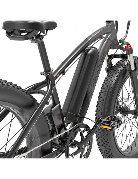 GOGOBEST GF600 26 Pollici Pneumatici Grassi Bicicletta Elettrica Pieghevole 1000W Motore 48V 13Ah Batteria - Grigio Nero Sconto