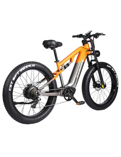 RANDRIDE YX80 Bicicletta elettrica motore 1500W batteria 48V 20Ah pneumatico CST Fat 26x4.0'' velocità massima 50km/h Economico