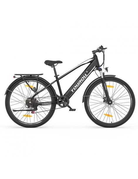 Touroll J1 Bicicletta da trekking con motore da 250W ruote da 27 5" batteria da 561 6Wh autonomia di 100 km Online