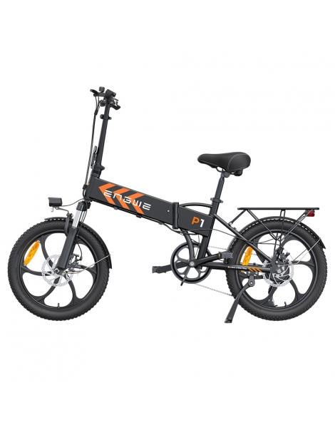 ENGWE P1 Bicicletta elettrica pieghevole pneumatico 20*3 pollici motore 250W batteria 36V 13Ah - Nero In Saldo