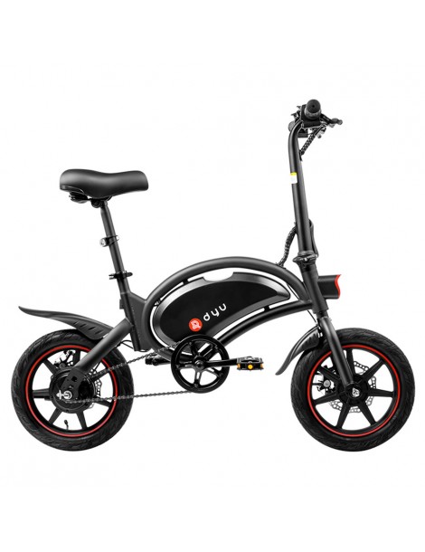 DYU D3F Con Pedale Ciclomotore Elettrico Pieghevole -10AH Batteria al Litio Moda