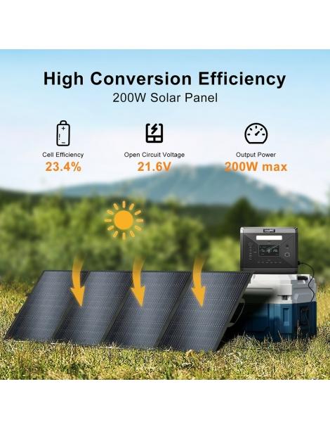 SolarPlay T200 Pannello solare potenza di uscita massima 200W alta efficienza di conversione 23 4% 2025