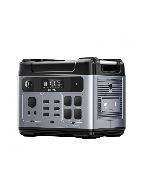 OUKITEL P2001 Plus 2400W Stazione di Alimentazione Portatile Batteria LiFePO4 da 2048 Wh 13 Prese Carica all'80% in 1 ora Shopping Online