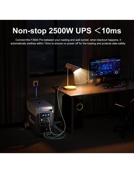 FOSSiBOT F3600 Pro 3840Wh Centrale Elettrica Portatile + 1* FOSSiBOT FB3840 Batteria Backup Elettrico Domestico Vendita Calda