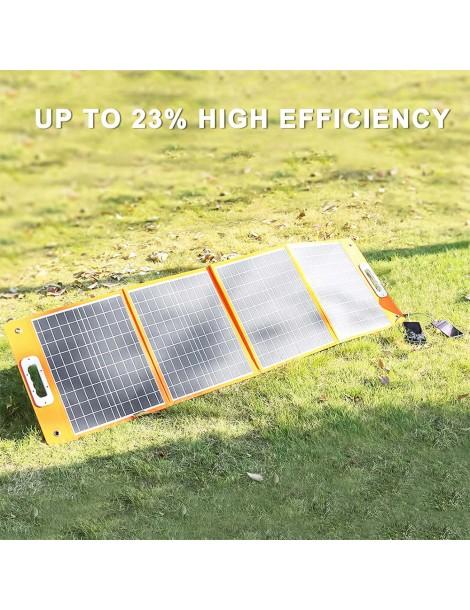 Flashfish TSP 18V/100W Pannello Solare Pieghevole Caricatore Solare Portatile con Uscita DC/USB Negozio