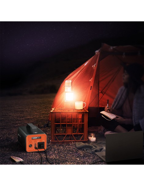 NOVOO ESS 230WH / 200W Stazione di Alimentazione Portatile per Campeggio Viaggio all'Aperto Interruzione di corrente Moda