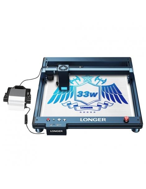 Taglierina per incisione laser Longer Laser B1 30W testa laser a 6 nuclei area di incisione 450 x 440 mm - UE Nuovo