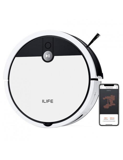 ILIFE V9e Aspirapolvere Robot Aspirazione Massima di 4000Pa Connessione Wi-Fi Grande Pattumiera da 700ml - EU Soddisfazione Garantita