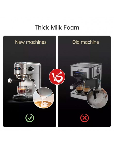 HiBREW H11 1450W Coffee Maker with Latte Cup 19 Bar Semi Auto Espresso Machine Economico