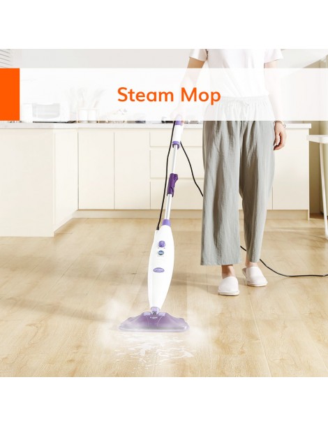 EASINE by ILIFE S50 1300W Mocio a Vapore Cablato 450ml Serbatoio dell'Acqua 10 Livelli Regolabili 120 Gradi Celsius Offerte